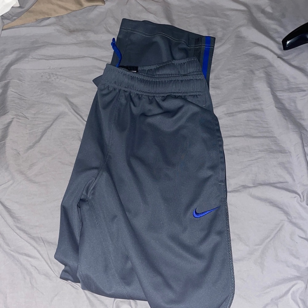 Grey Nike joggers